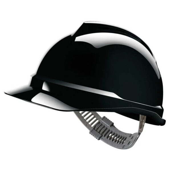 MSA V-Gard 500 Non Vented Safety Helmet - Staz-On Black