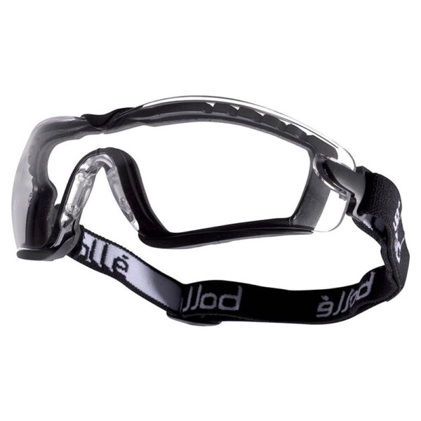 Bolle COBRA COBFSPSI Clear Lens Safety Glasses with Foam and Strap