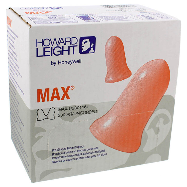 Honeywell 3301161 Howard Leight MAX Foam Earplugs Safety Supplies