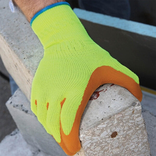 Showa 317 Latex Coated High Visibility Gloves