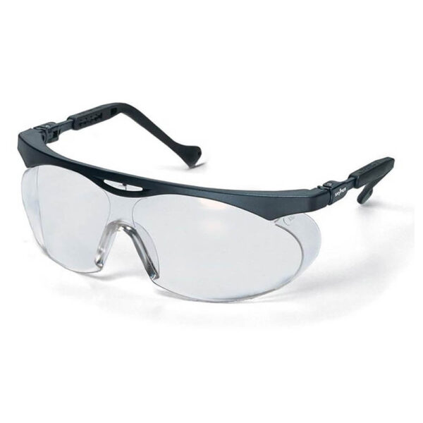 Uvex 9195-275 Skyper Clear Lens Black Frame Safety Glasses