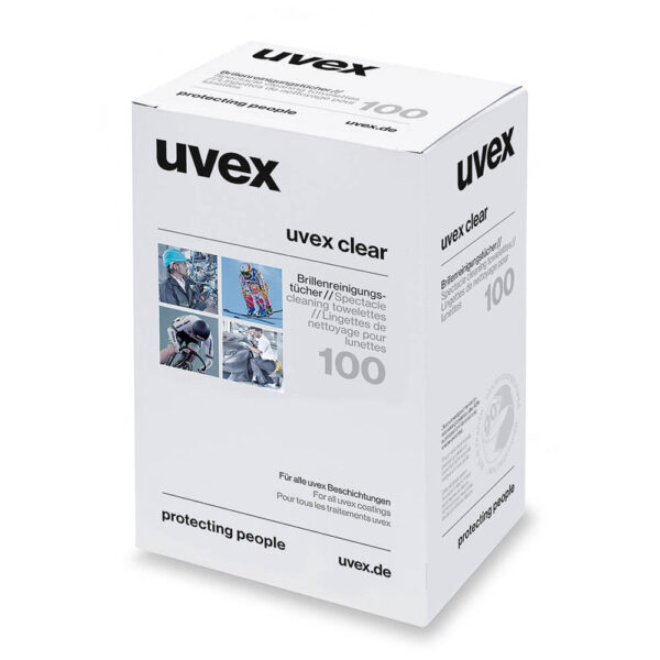 Uvex Clear 9963-000 Lens Cleaning Towelettes