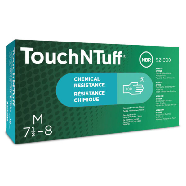 Ansell TouchNTuff 92-600 Disposable Nitrile Gloves