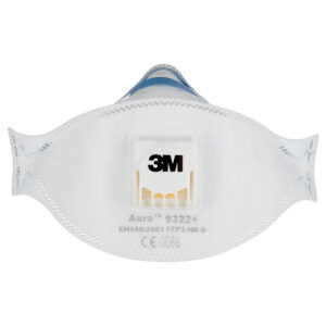 3M Aura 9322+ Valved Particulate Respirator FFP2