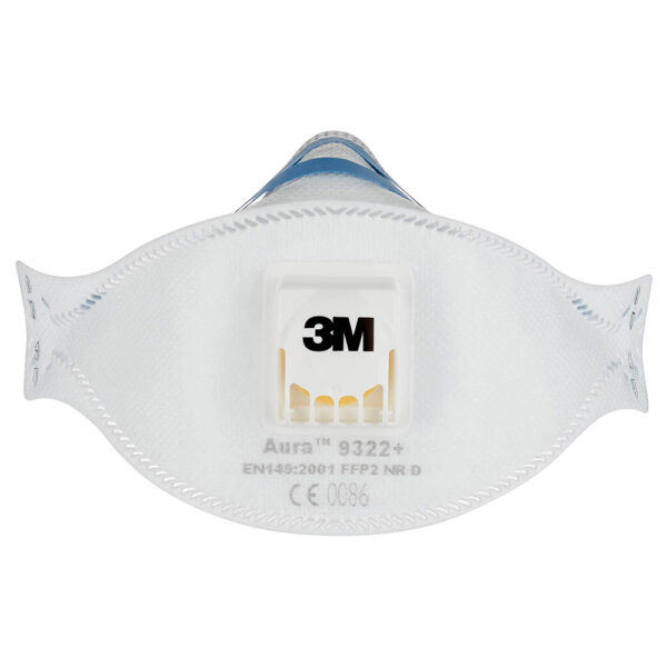 3M Aura 9322+ Valved Particulate Respirator FFP2
