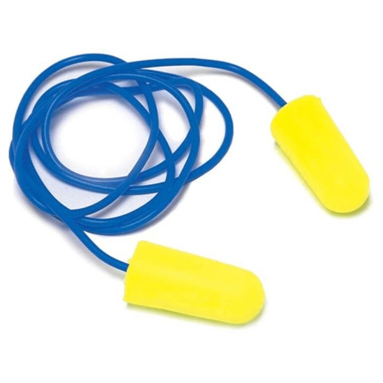 3M EARsoft Yellow Neons Corded Earplugs Safety Supplies