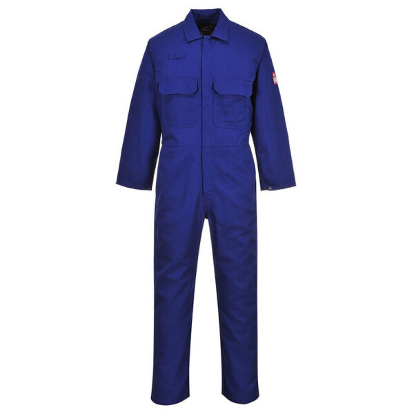 Portwest BIZ1 Bizweld FR Blue Work Coverall