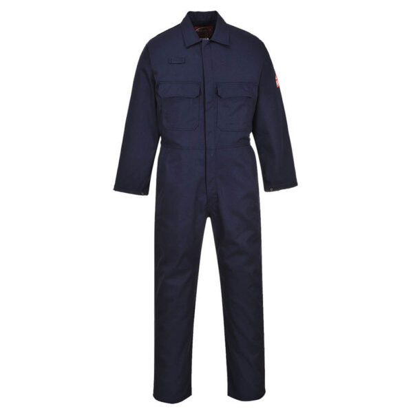 Portwest BIZ1 Bizweld FR Navy Blue Work Coverall