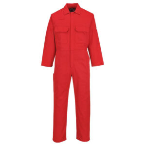 Portwest BIZ1 Bizweld FR Red Work Coverall