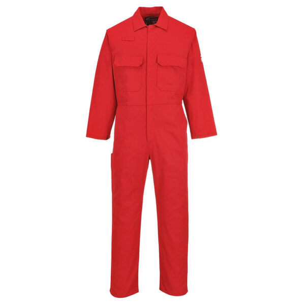 Portwest BIZ1 Bizweld FR Red Work Coverall