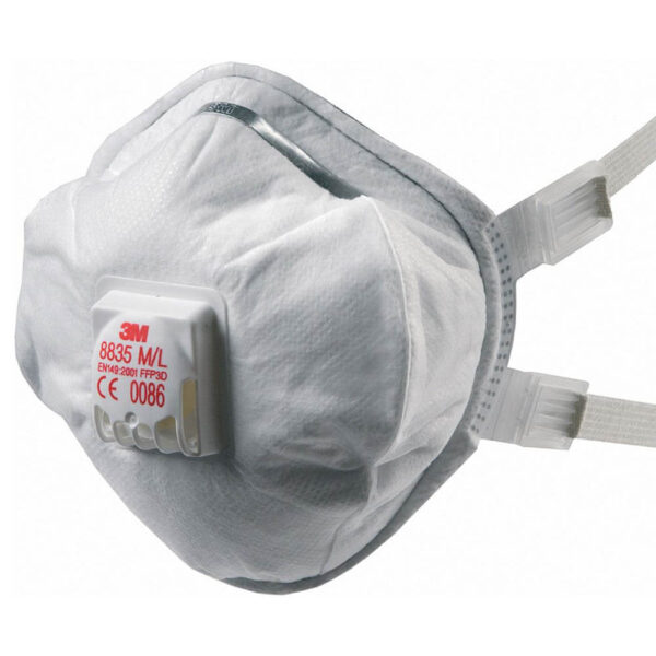 3M 8835 Valved Soft Seal Respirator FFP3 - Box of 5