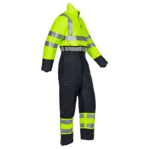 Sioen 5616 Rabaul High Visibility Winter Rain Coverall - Yellow