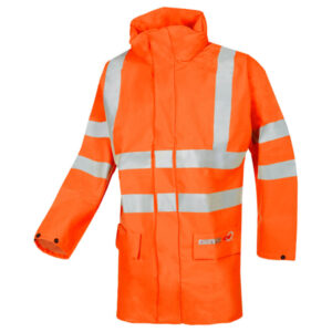 Sioen 9728 Andilly FR AS High Visibility Rain Jacket - Orange