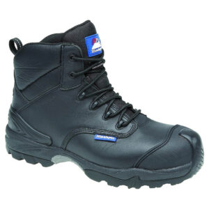 Himalayan 4110 Waterproof Black Leather Safety Boots