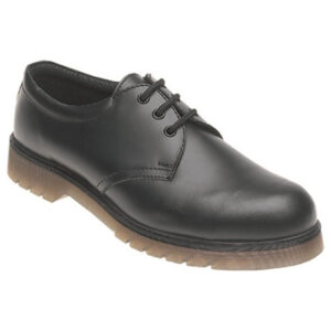Himalayan AC02 Black Leather Safety Shoes