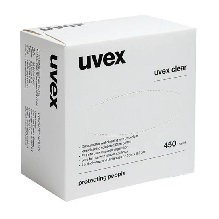 Uvex Clear 9991000 Lens Cleaning Tissues Eye Safety Supplies