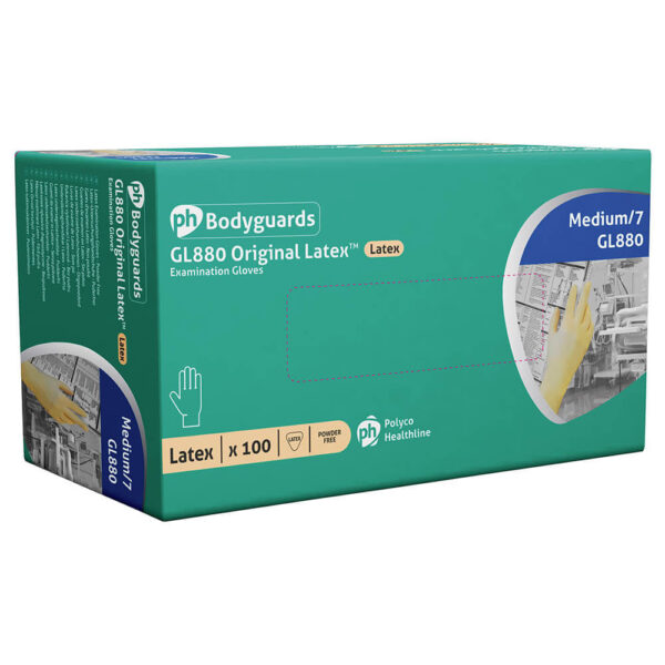 Polyco Bodyguards GL880 Original Latex Disposable Gloves