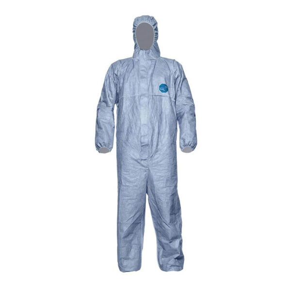 DuPont Tyvek 500 Xpert Blue Hooded Coveralls