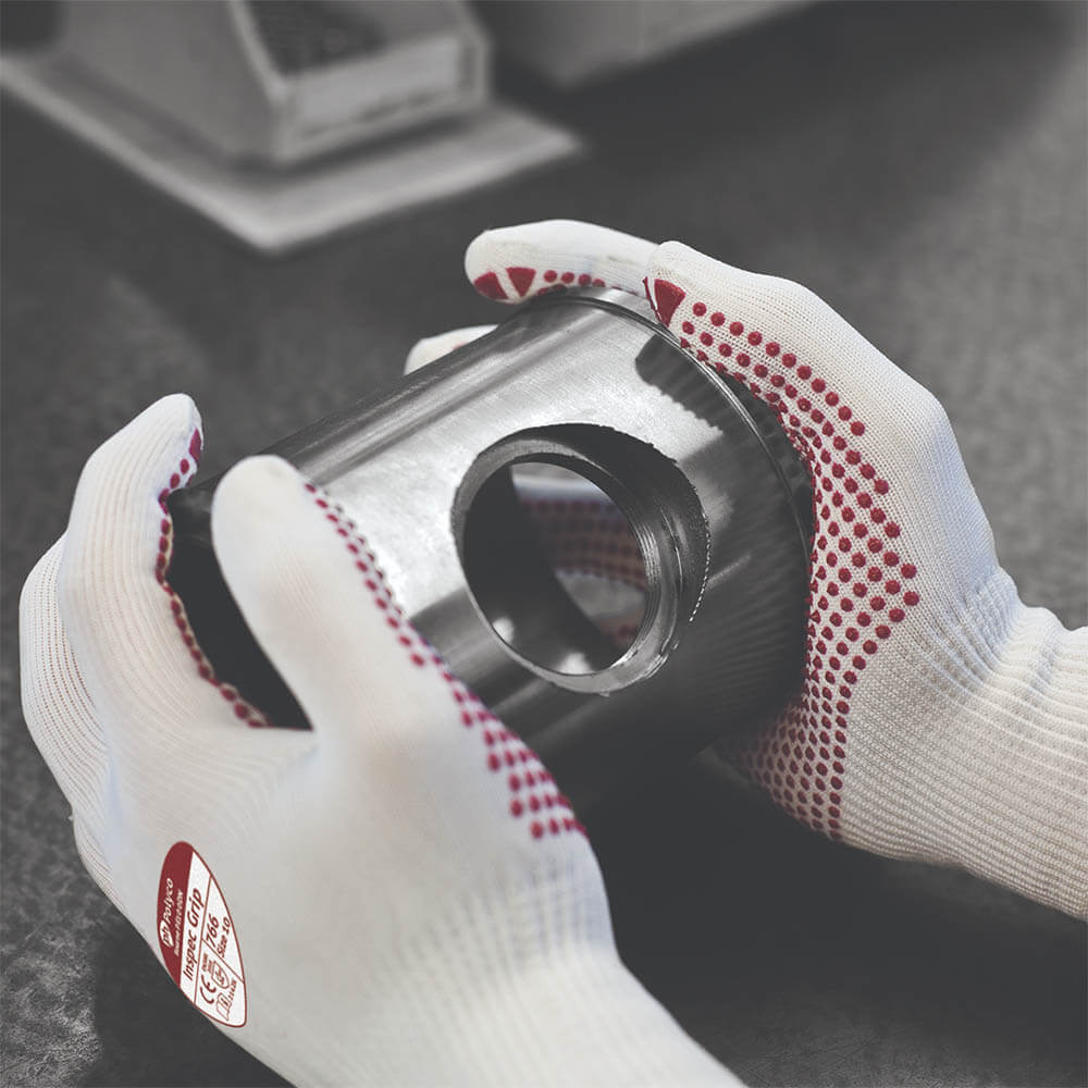 Nylon on sale inspection gloves