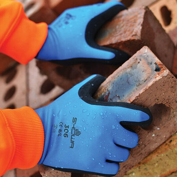 Showa 306 Latex Coated Grip Gloves