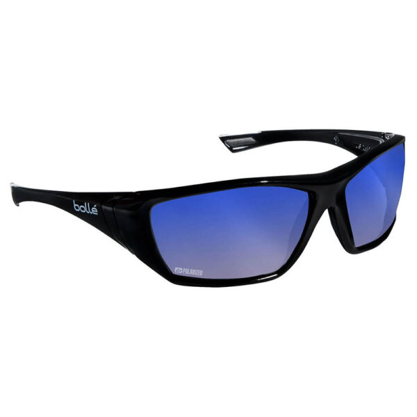 Bolle HUSTLER HUSTFLASH Blue Flash Polarised Lens Safety Glasses