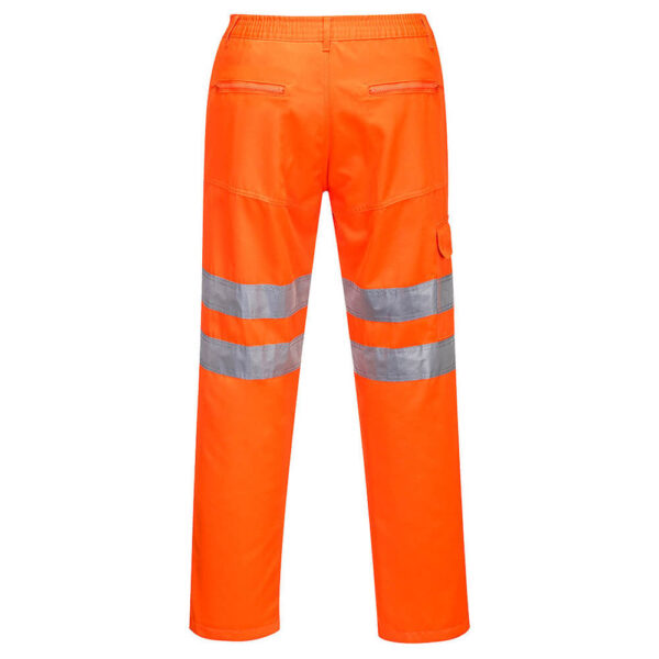 Portwest RT47 High Visibility Rail Action Trousers - Back