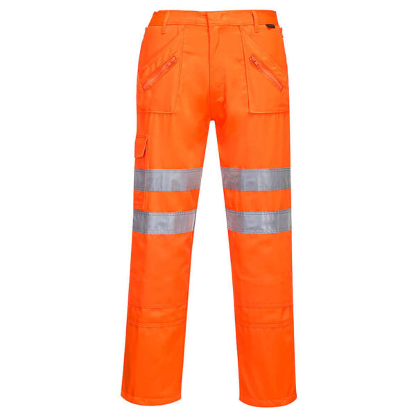Portwest RT47 High Visibility Rail Action Trousers - Front