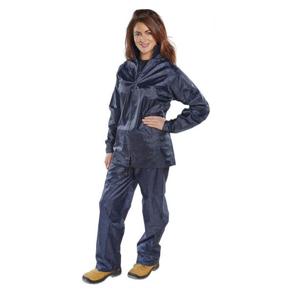 NBDS Nylon B-DRI Navy Blue Weatherproof Suit