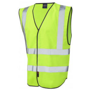 Leo Workwear W05-LM Pilton Reflective Waistcoat - Lime Green