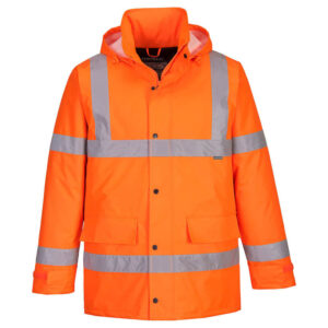 Portwest S460 High Visibility Orange Traffic Jacket