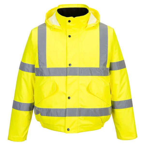 Portwest S463 High Visibility Bomber Jacket - Yellow