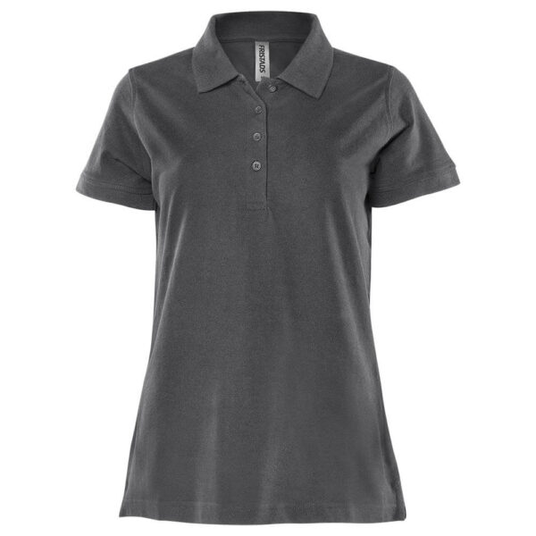 Acode 1723 Heavy Pique Ladies Polo Shirt - Dark Grey