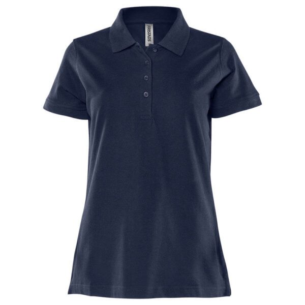 Acode 1723 Heavy Pique Ladies Polo Shirt - Dark Navy