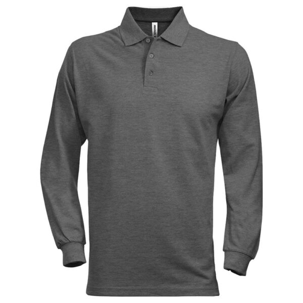 Fristads Acode 1722 Heavy Pique Long Sleeved Grey Polo Shirt