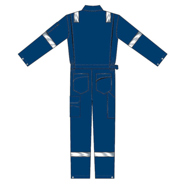 Red Wing 76709 FR AS Royal Blue Work Coveralls - Back