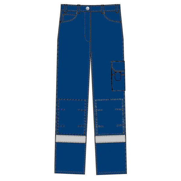 Red Wing 76752 Ladies FR AS Blue Work Trousers - Front