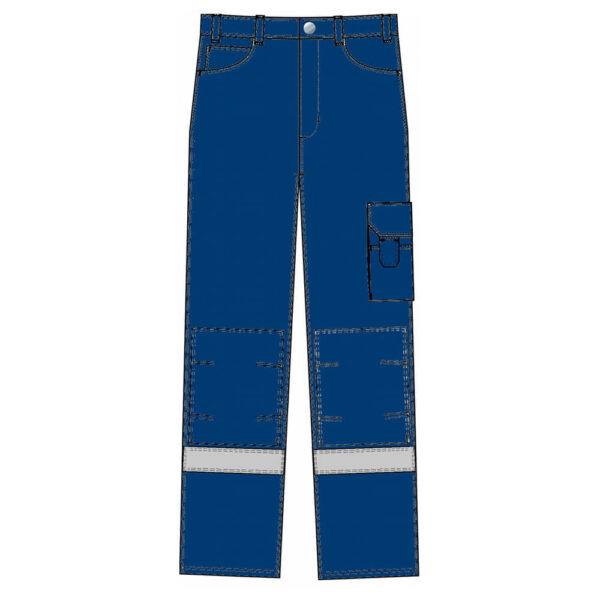 Red Wing 76753 Mens FR AS Royal Blue Work Trousers - Front