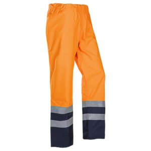Sioen 5874 Tielson FR AS High Visibility Rain Trousers - Orange