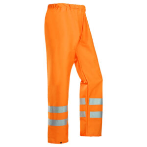 Sioen 6580 Greeley FR AS High Visibility Rain Trousers - Orange