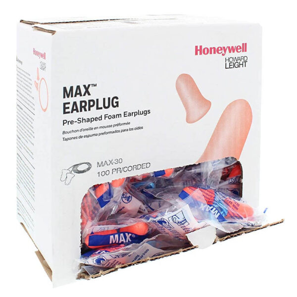 Honeywell 3301130 Howard Leight Max30 Corded Earplugs