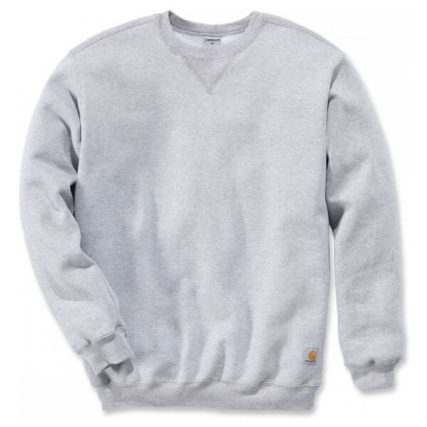 Carhartt K124 Midweight Crewneck Sweatshirt - Heather Grey