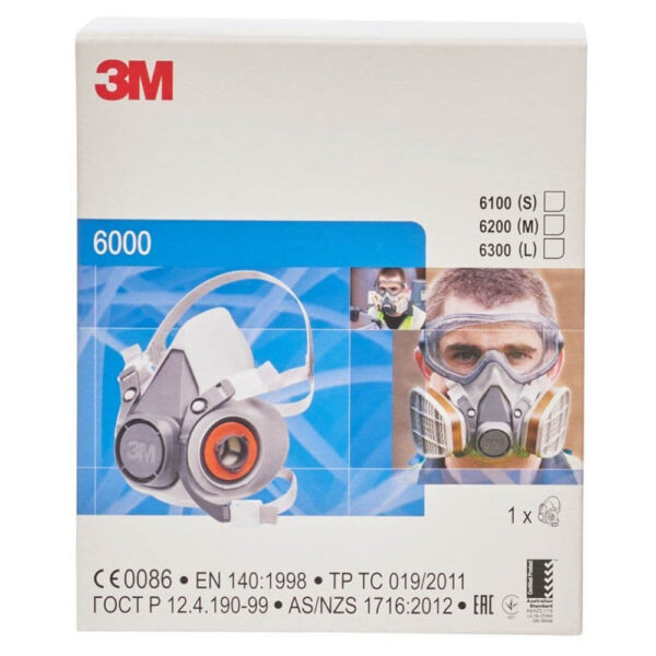 3M 6000 Series Reusable Half Mask Respirator