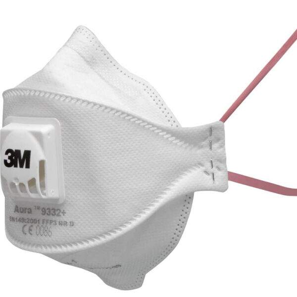 3M Aura 9332+ FFP3 Valved Particulate Respirator