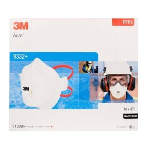 3M Aura 9332+ FFP3 Valved Particulate Respirator