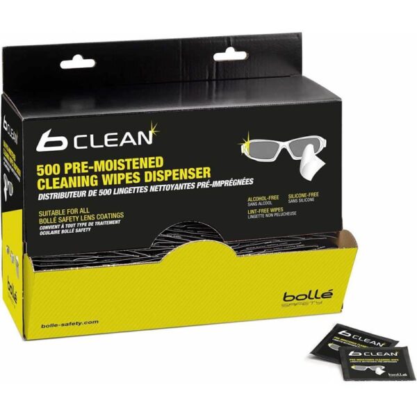 Bolle B-Clean B500 Lens Cleaning Wipes