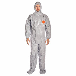 DuPont Tychem 6000 F Hooded Coverall With Socks