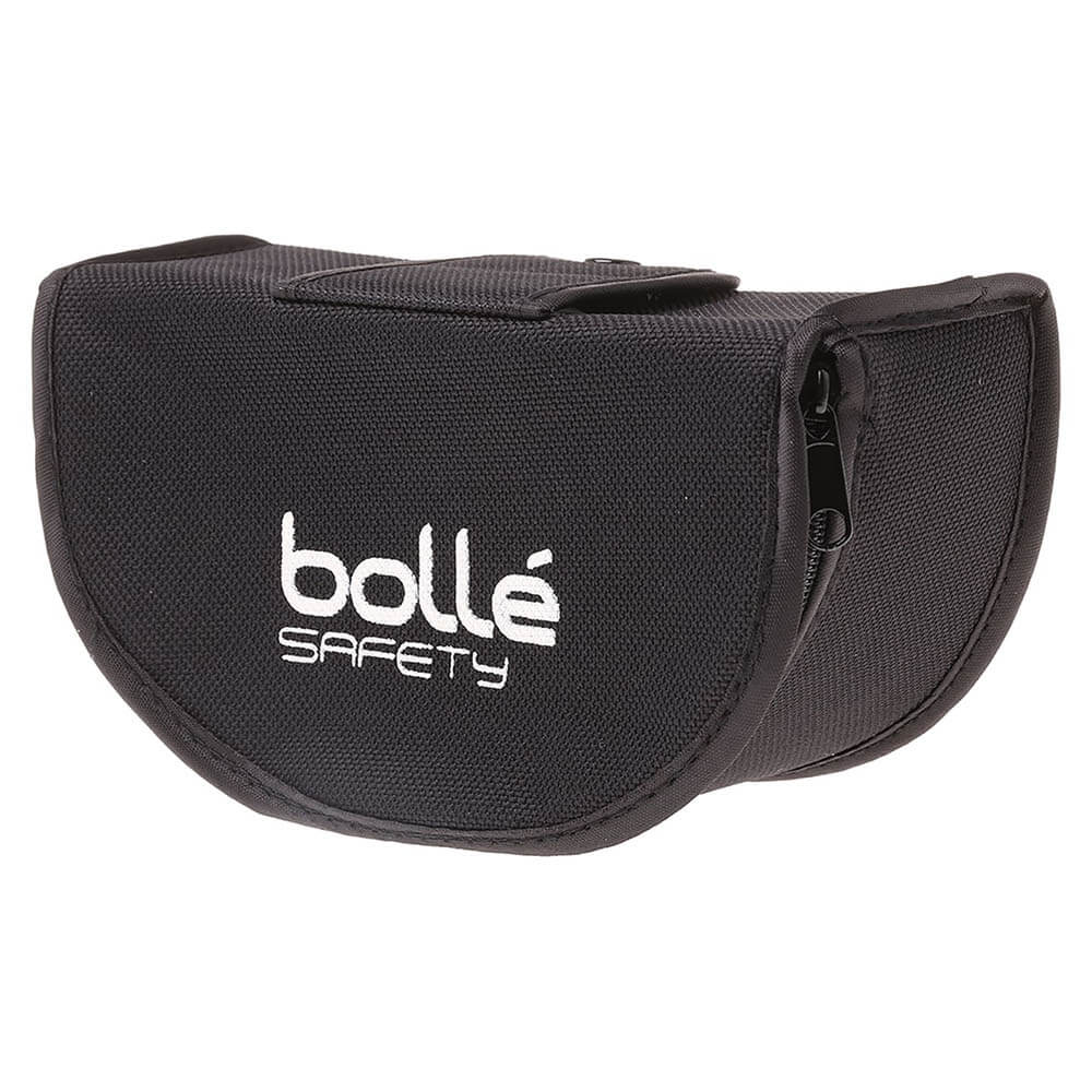 Bolle ETUICR Large Black Semi Rigid Cycling Glasses Polyester Fit Case 