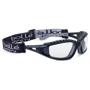 Bolle TRACKER TRACPSI Clear Lens Safety Glasses With Strap