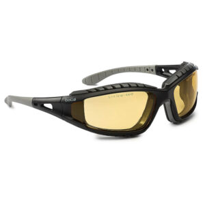 Bolle TRACKER TRACPSJ Yellow Lens Safety Glasses With Strap