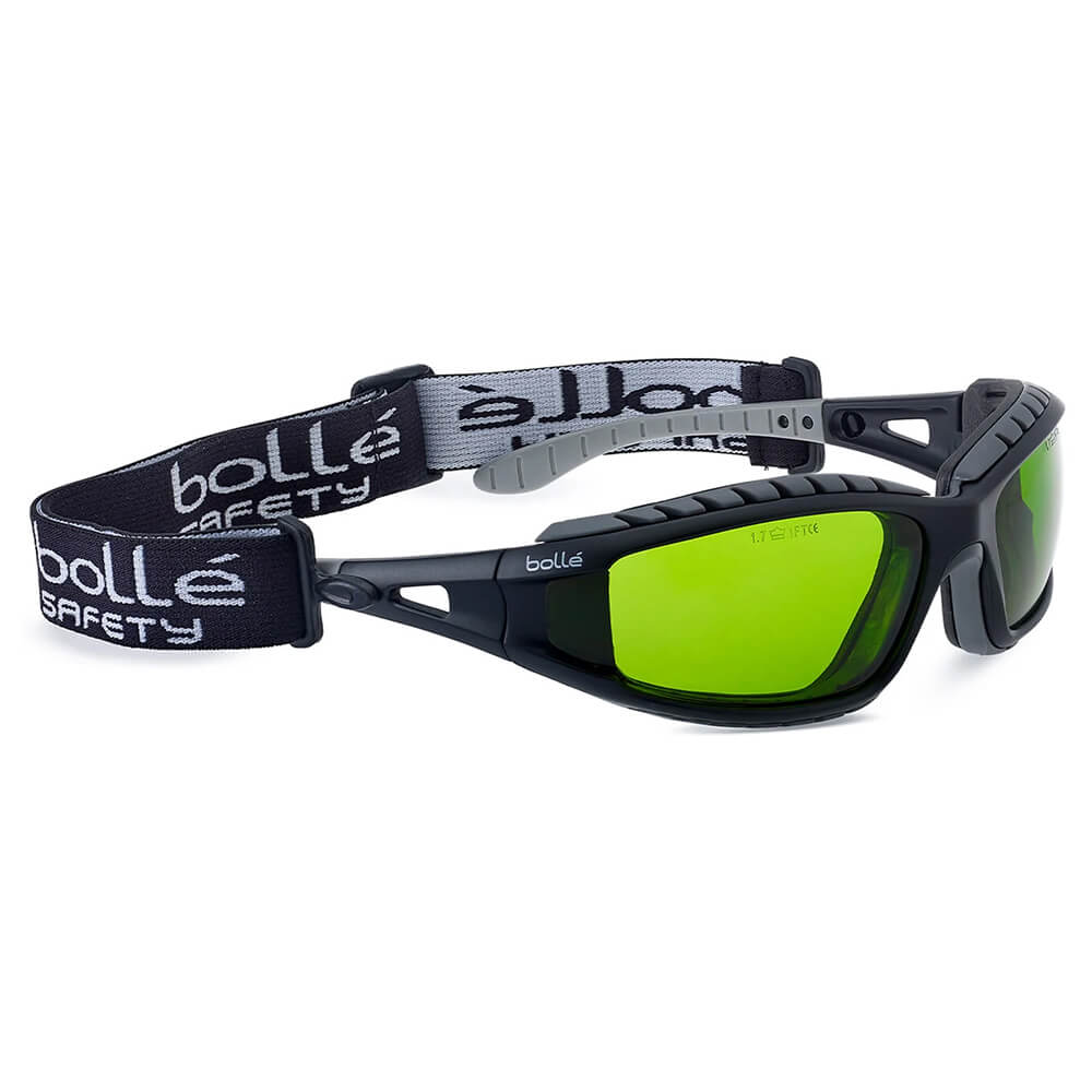Bolle TRACKER TRACWPCC2 Green Lens Shade 1.7 Hybrid Welding Safety Glasses Bolle TRACKER TRACWPCC2 Green Lens Shade 1.7 Hybrid Welding Safety Glasses
